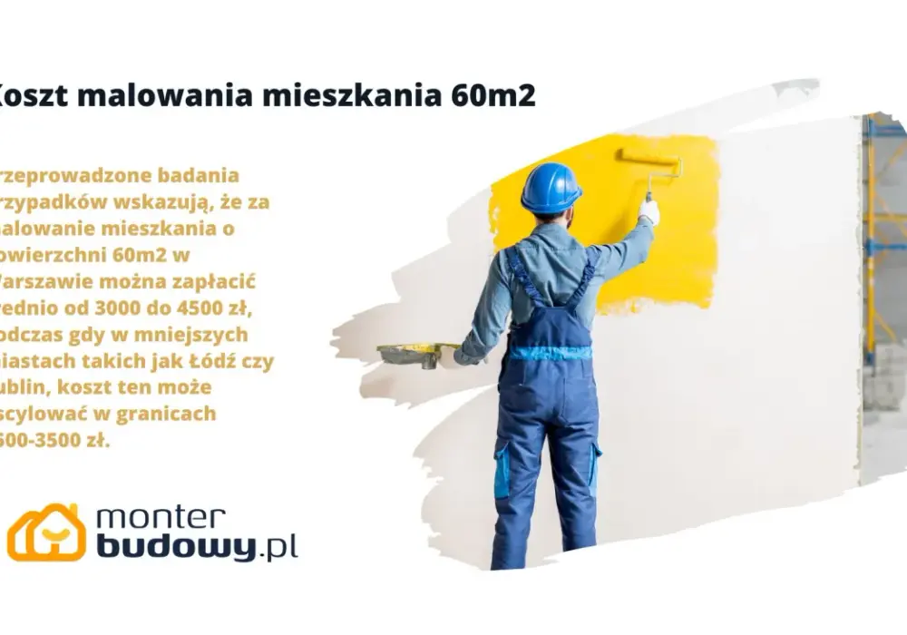 Koszt malowania mieszkania 60 m2 - ile to naprawdę kosztuje?
