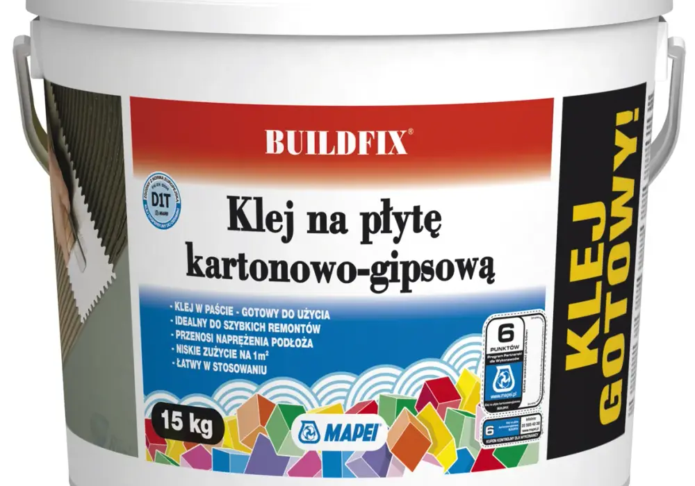Jaki klej do płyt kartonowo-gipsowych – uniknij błędów w montażu