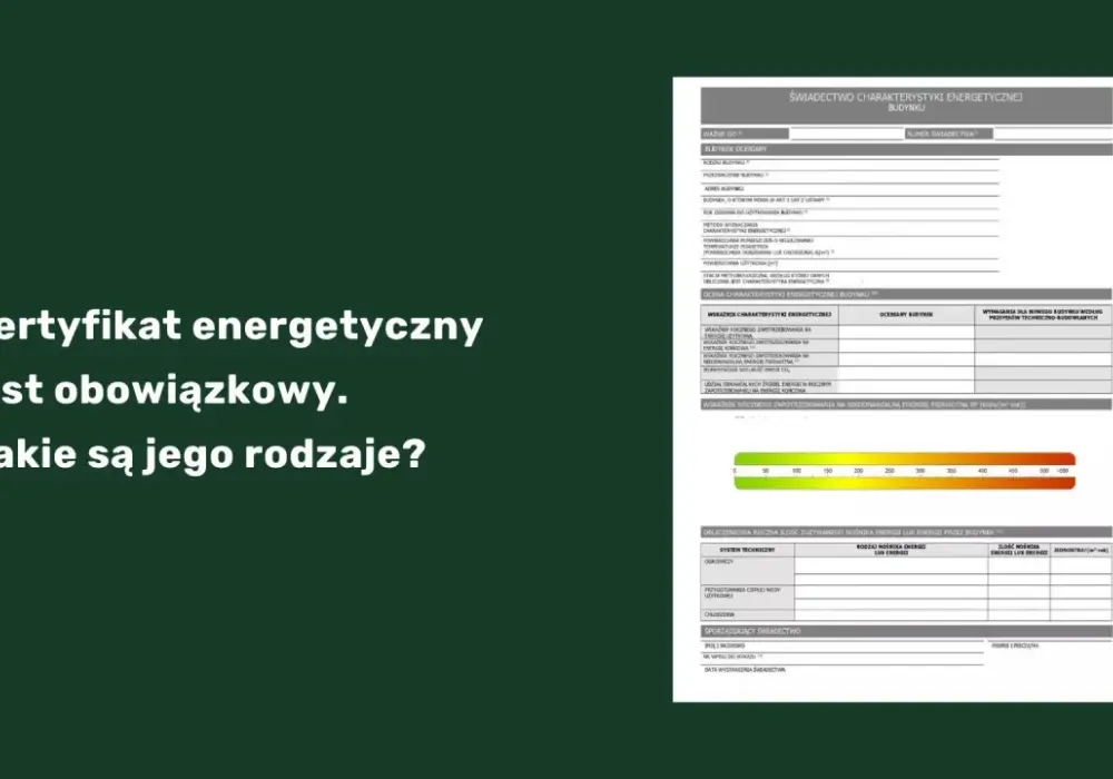 Certyfikat energetyczny mieszkania - Ile kosztuje i czy jest wymagany?