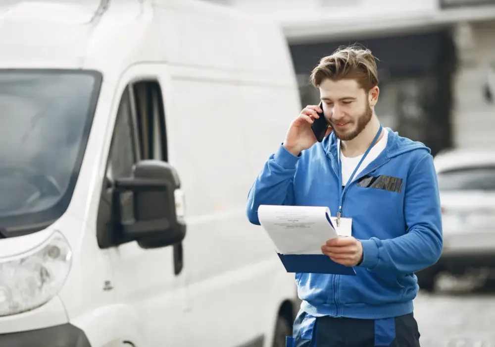 Samochód typu van jako mobilne zaplecze remontowe