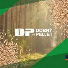 Jaki pellet najlepszy? Zobacz, jak Dobry Pellet tworzy ekologiczne rozwiązanie dla Twojego domu, z lasem w tle.