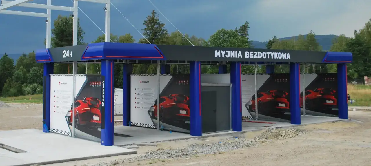 Nowa myjnia bezdotykowa 24h. Zastanawiasz się, ile kosztuje wybudowanie myjni samochodowej? Oto nowoczesne rozwiązanie.