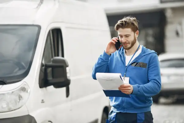 Samochód typu van jako mobilne zaplecze remontowe